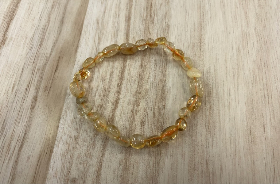 Pulsera Cuarzo Citrino forma